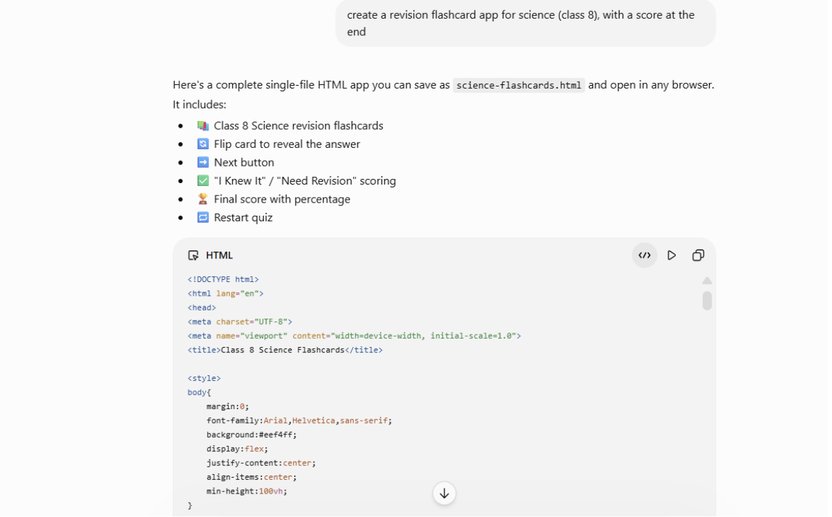 Vibe coding example 1